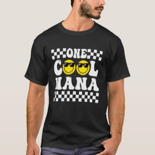 One Happy Dude 1st Birthday One Cool Nana Family M T-Shirt