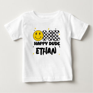 ONE Happy Dude 1st Birthday Shirt