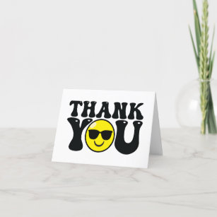 One Happy Dude Birthday Foldable Thank You Card