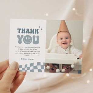 ONE Happy Dude Birthday Thank You Card