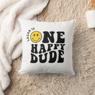 One Happy Dude Boy First Birthday Party Cushion
