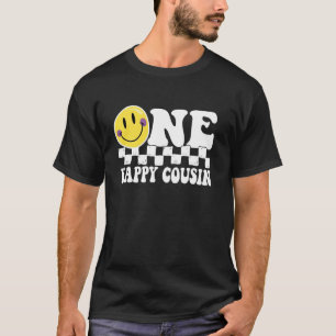 One Happy Dude Cousin 1st Birthday Family Matching T-Shirt
