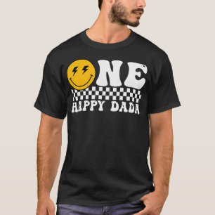 One Happy Dude Dada 1st Birthday Family Matching T T-Shirt