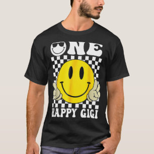 One Happy Dude Gigi Groovy 1st Birthday Family Mat T-Shirt