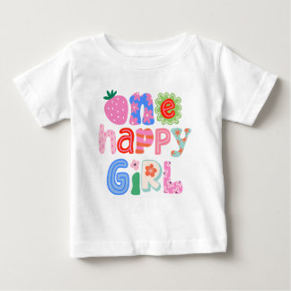 One Happy Girl 1st Birthday Shirt