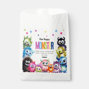 One Happy Monster Kids Thank You Favour Bags