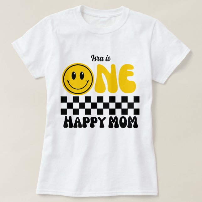 One Happy Mum, Family Matching  Shirts (Design Front)