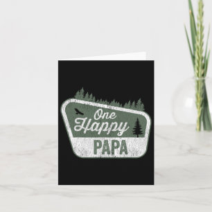 One Happy Papa Matching Family Birthday Party Camp Card