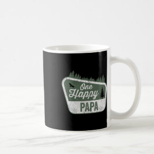One Happy Papa Matching Family Birthday Party Camp Coffee Mug