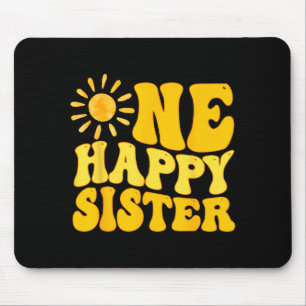 One Happy Sister Of The Birthday First Trip Around Mouse Mat