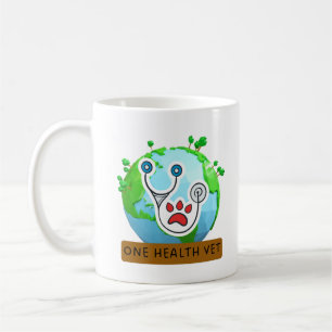 One Health Vet – Vet Global Health Animal Design Coffee Mug