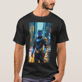  one hero rises above, guarding the city from the  T-Shirt
