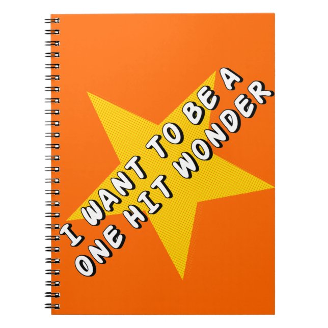 One Hit Wonder Notebook (Front)