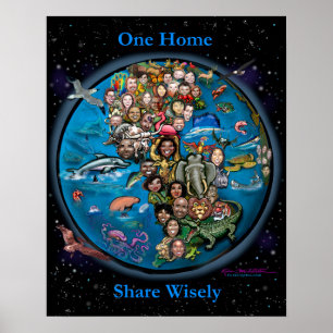 One Home Share Wisely Poster