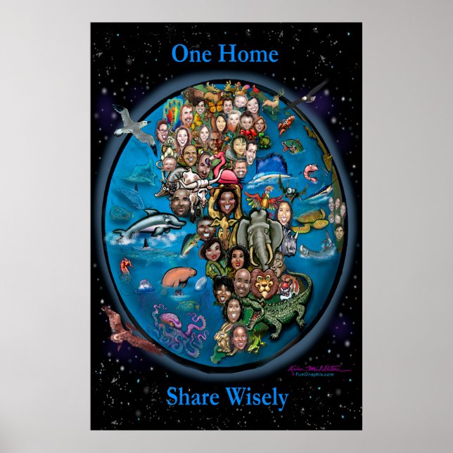 One Home Share Wisely Poster (Front)