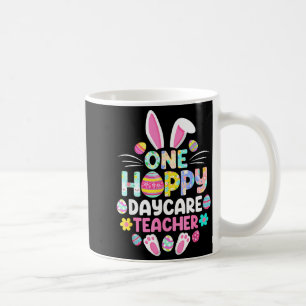 One Hoppy Daycare Teacher Funny Easter Day Coffee Mug