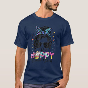 One Hoppy Lunch Lady Cafeteria Staff Easter Outfit T-Shirt