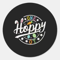 One Hoppy Occupational Therapist Bunny Ears Funny
