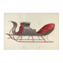 One Horse Open Sleigh - Christmas