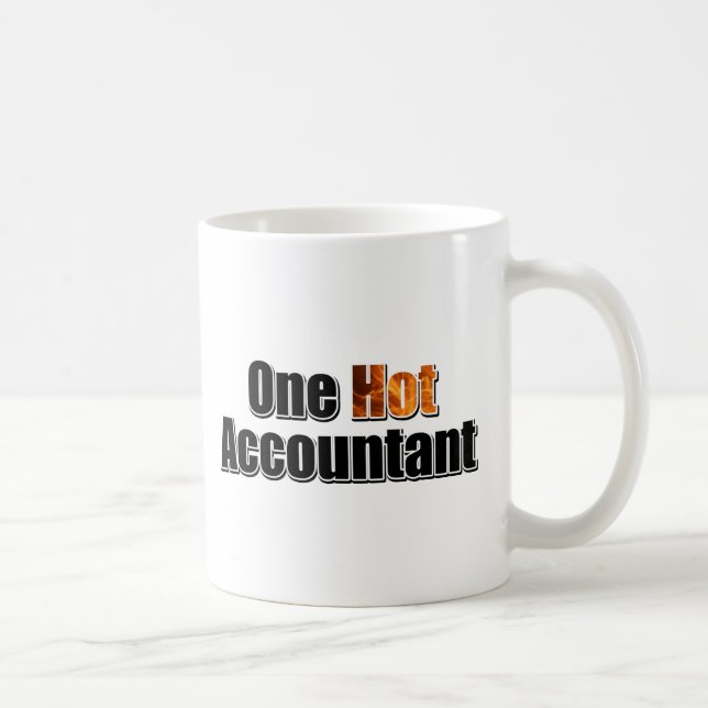 One Hot Accountant Coffee Mug (Right)