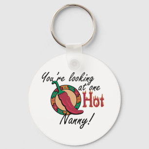 One Hot Nanny Key Ring