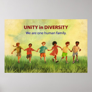 One Human Family Poster