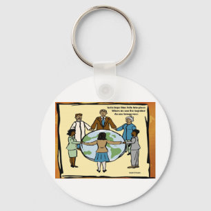 One humanity key ring