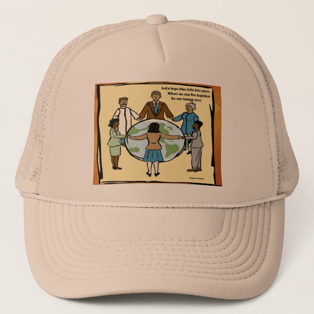 One humanity trucker hat (Front)