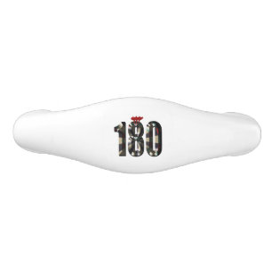 One Hundred And Eighty At Darts, Ceramic Drawer Pull
