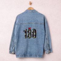 One Hundred And Eighty At Darts, Denim Jacket