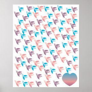 One Hundred Birds Poster