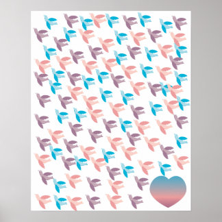 One Hundred Birds Poster