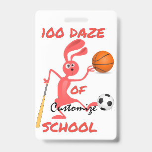 One Hundred Daze Of School Thunder_Cove ID Badge