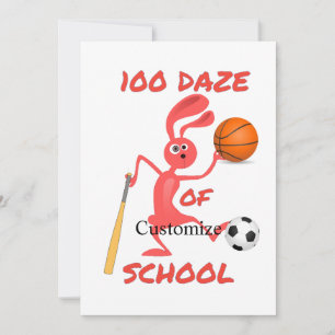 One Hundred Daze Of School Thunder_Cove Invitation