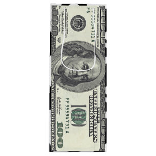 One Hundred Dollar Bill Gift Bag