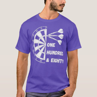 One Hundred Eighty Dart Darts Triple 20 Darten T-Shirt