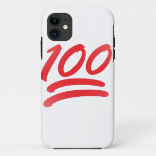 one hundred emoji iPhone 11 case