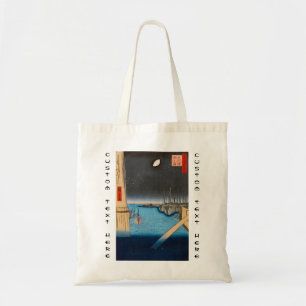 One Hundred Famous Views of Edo Ando Hiroshige Tote Bag