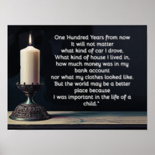 One Hundred Year from Now.... Poster