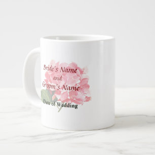One Hydrangea Cluster Wedding Products Large Coffee Mug