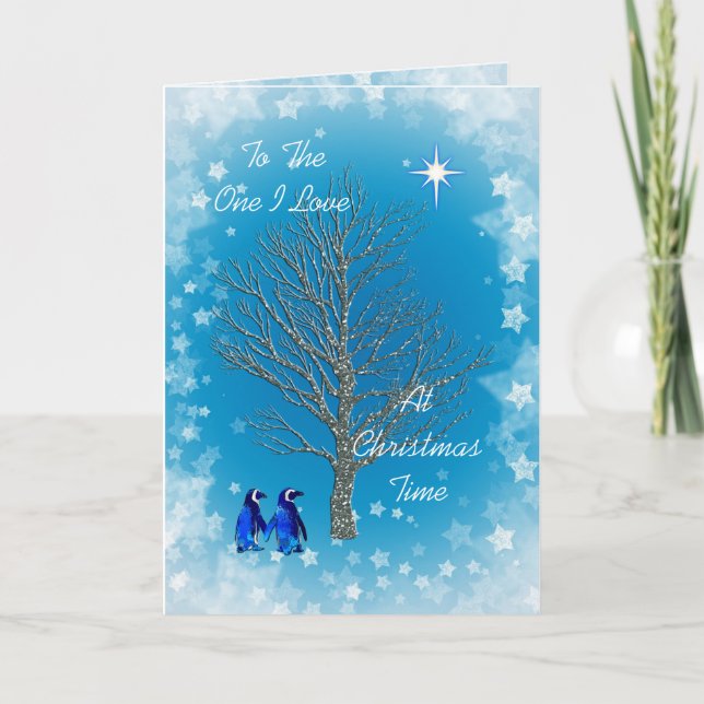 One I love Christmas card (Front)