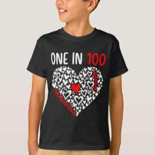 One In 100 Congenital Heart Disease Awareness Chd T-Shirt