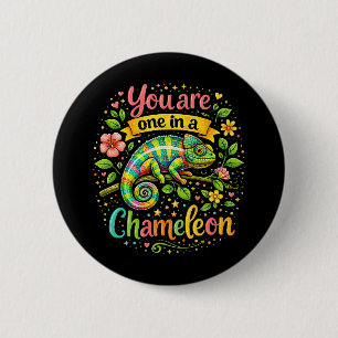 One in a Chameleon 6 Cm Round Badge