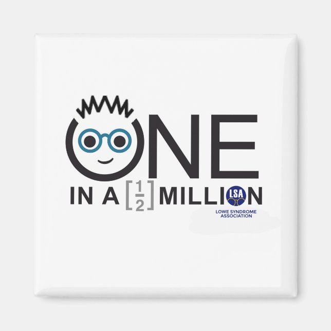 One In a Half Million Logo - Magnet (Front)