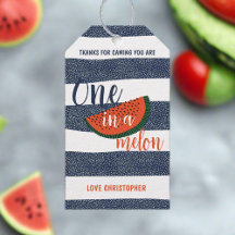 One in a Melon 1st Birthday Baby Boy Thank You