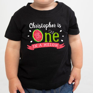 One In A Melon 1st Birthday Baby T-Shirt
