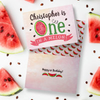 One In A Melon 1st Birthday