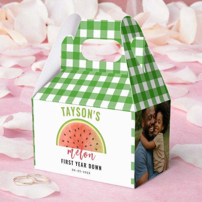 One in a Melon 1st Birthday – Cute Watermelon  Favour Box (Wedding)