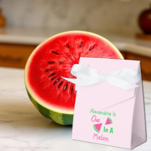 One In A Melon 1st Birthday Favour Box