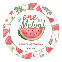 One in a Melon 1st Birthday Party